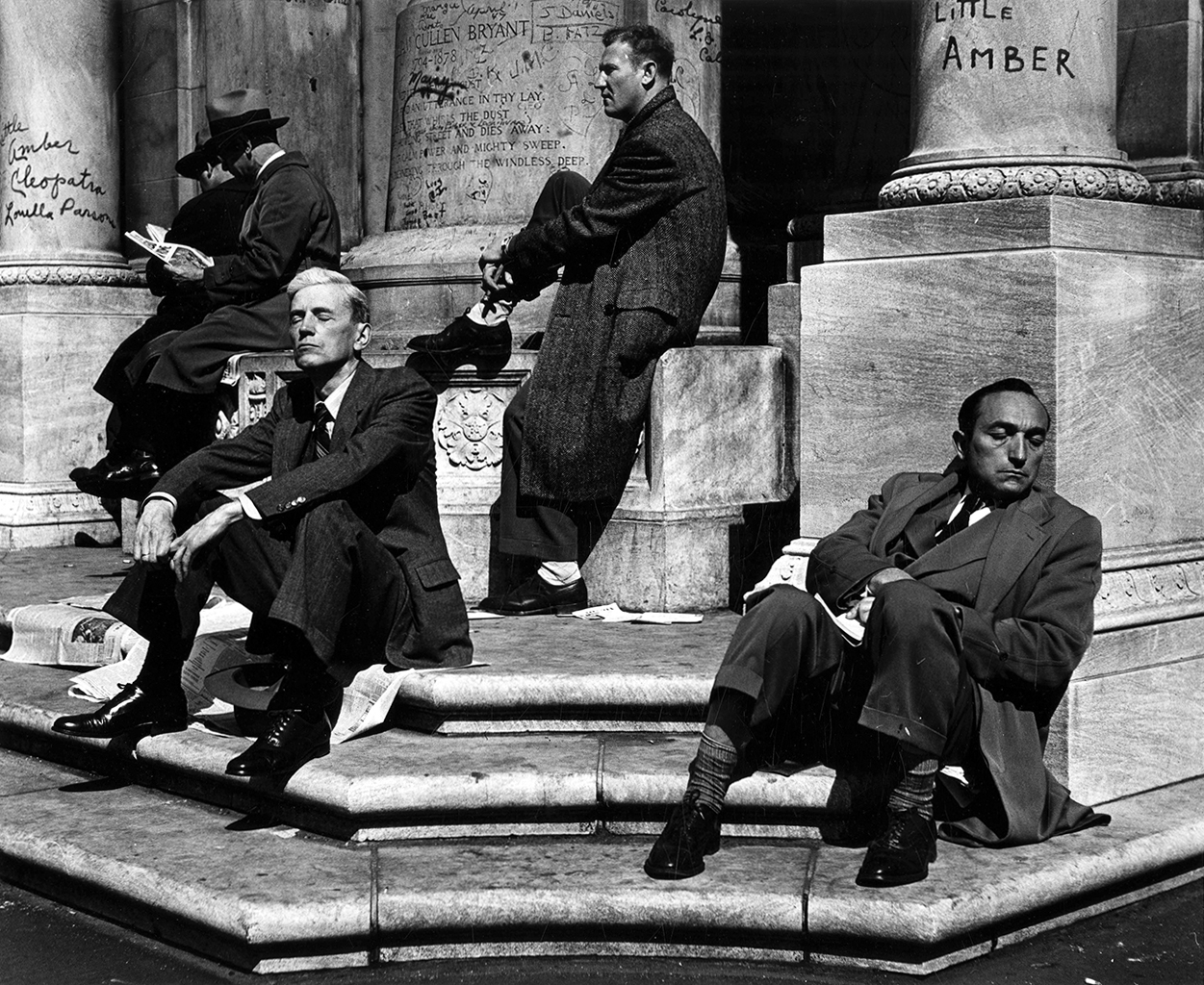 1953 Jaffee photograph Bryant Park